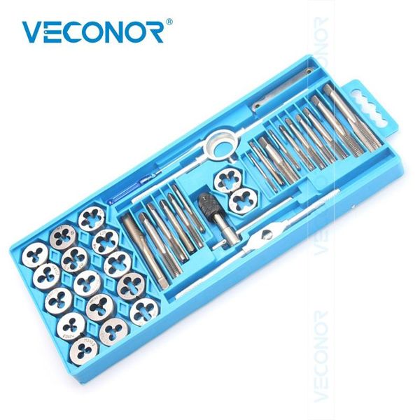 40pcs m3-m12 metric tap and die set tap drill bits wrench threading tools for metalworking
40pcs m3-m12 metric tap and die set tap drill bits wrench threading tools for metalworking