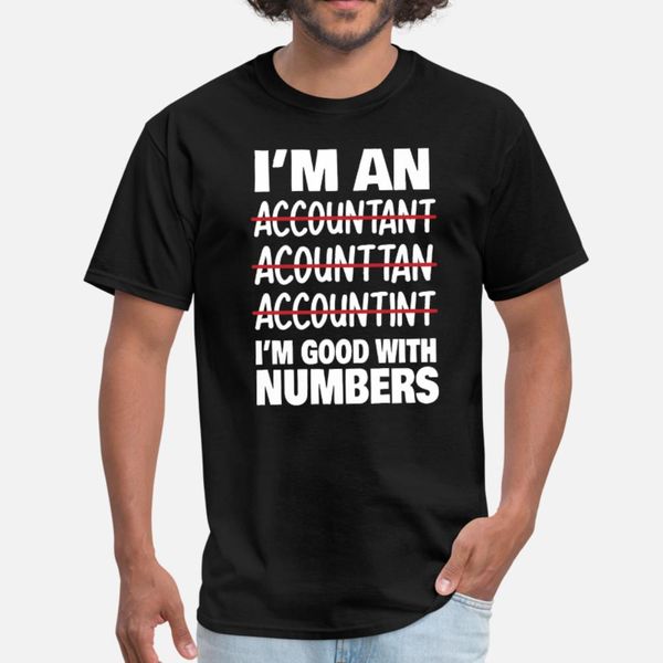 funny accountant accounting t shirt men design 100% cotton crew neck unique cute funny casual spring autumn standard shirt
funny accountant accounting t shirt men design 100% cotton crew neck unique cute funny casual spring autumn standard shirt