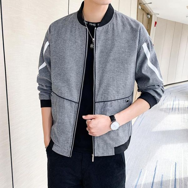 mens jackets spring autumn stand neck zipper men coats fashion solid color outerwear causal baseball skateboard, Black;brown
mens jackets spring autumn stand neck zipper men coats fashion solid color outerwear causal baseball skateboard, Black;brown