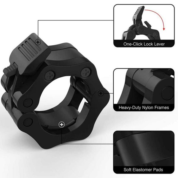 1 pair olympic 2" spinlock barbell clip professional dumbell clips clamp weight lifting bar gym dumbbell fitness body building
1 pair olympic 2" spinlock barbell clip professional dumbell clips clamp weight lifting bar gym dumbbell fitness body building