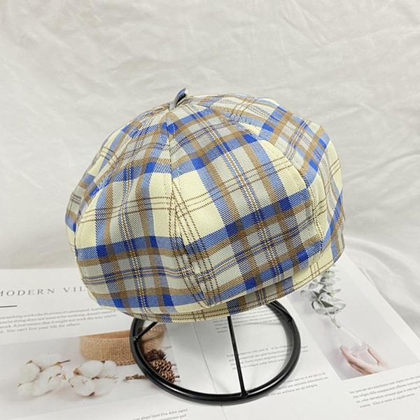personality pumpkin hat female spring and autumn plaid beret literary painter hat newsboy british octagonal male, Blue;gray
personality pumpkin hat female spring and autumn plaid beret literary painter hat newsboy british octagonal male, Blue;gray