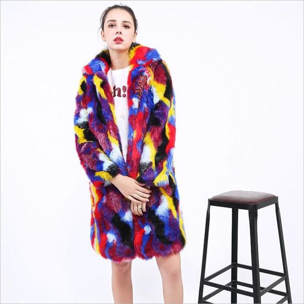 fur overcoat street style contract color ladies hooded overcoat hip hop donna fur coat women designer faux, Black
fur overcoat street style contract color ladies hooded overcoat hip hop donna fur coat women designer faux, Black