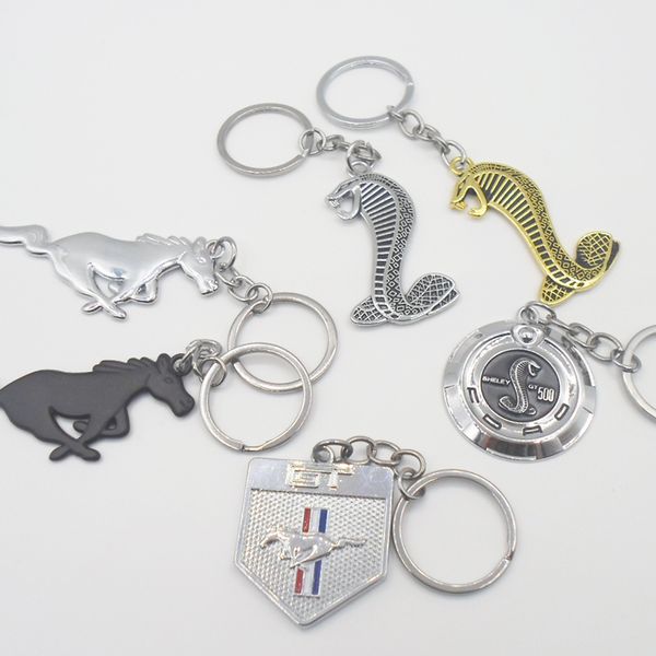 car styling ford mustang pony horse shelby gt500 snake badge emblem keyring keychain key ring chain, Silver
car styling ford mustang pony horse shelby gt500 snake badge emblem keyring keychain key ring chain, Silver
