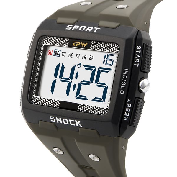 new fashion electronic men's watches waterproof sports watch for student multi-function timing electronic wristwatch alarm clock, Slivery;brown
new fashion electronic men's watches waterproof sports watch for student multi-function timing electronic wristwatch alarm clock, Slivery;brown