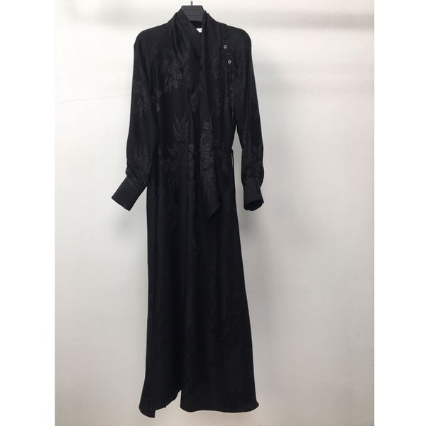 casual dresses 8.8 women's fashion high end retro dress 2021 black long sleeve ribbon with belt silk jacquard midi, Black;gray
casual dresses 8.8 women's fashion high end retro dress 2021 black long sleeve ribbon with belt silk jacquard midi, Black;gray