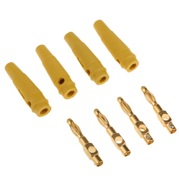set 4pcs musical audio speaker tv cable wire banana plug connector 5mm
set 4pcs musical audio speaker tv cable wire banana plug connector 5mm