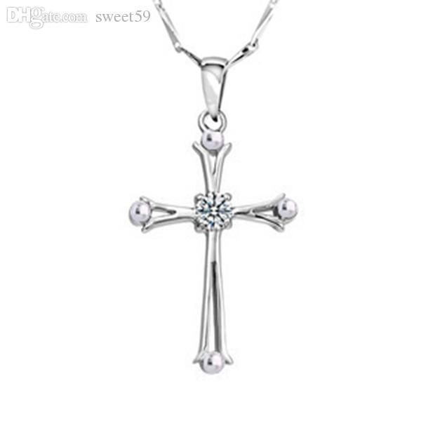 wholesale-trendy 925 sterling silver 925s platinum plated chic cross design crystal pendant only pendant women girl gift
wholesale-trendy 925 sterling silver 925s platinum plated chic cross design crystal pendant only pendant women girl gift