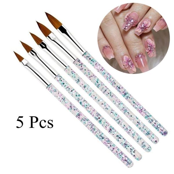5pcs crystal handle nail art brush tools acrylic gel carving glitter pen flower painting pen diy art tool
5pcs crystal handle nail art brush tools acrylic gel carving glitter pen flower painting pen diy art tool