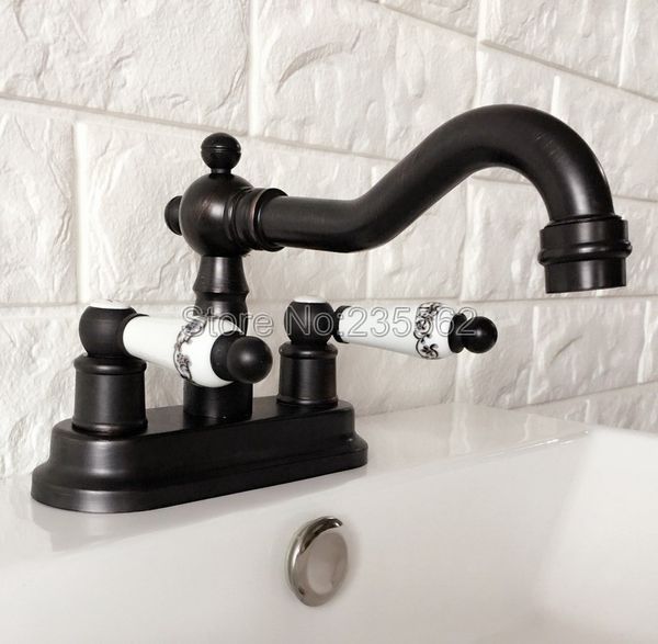 black oil rubbed bronze double handle 4" centerset 2 holes bathroom basin sink faucet mixer tap lhg072
black oil rubbed bronze double handle 4" centerset 2 holes bathroom basin sink faucet mixer tap lhg072