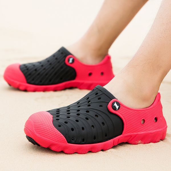 summer hole shoes new men garden casual male sandals rubber for men summer slides crocse swimming jelly shoes, Black
summer hole shoes new men garden casual male sandals rubber for men summer slides crocse swimming jelly shoes, Black