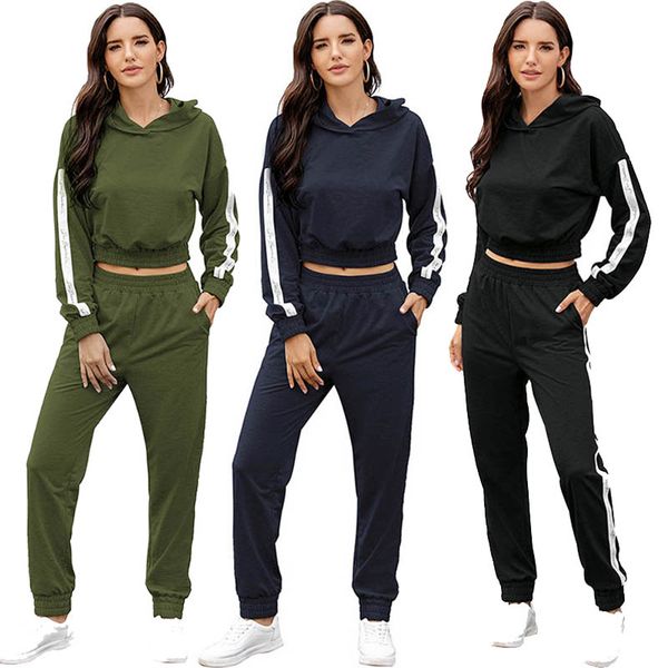 women long sleeve tracksuit autumn hooded crop pants sets ladies sports two piece suits female sweatshirts jogger pants 050811, White
women long sleeve tracksuit autumn hooded crop pants sets ladies sports two piece suits female sweatshirts jogger pants 050811, White