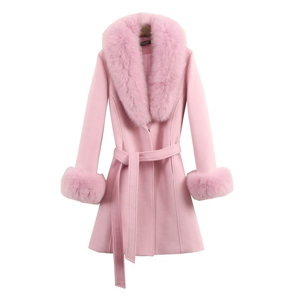 woolen coat winter coat women 2020 korean version of the self-cultivation large fur collar jackets female faux fur coats 3xl, Black
woolen coat winter coat women 2020 korean version of the self-cultivation large fur collar jackets female faux fur coats 3xl, Black