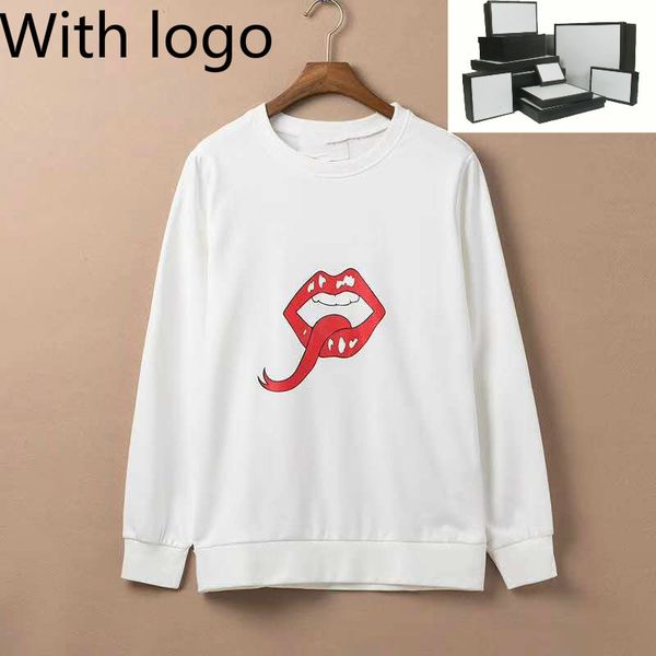 Fashion 20FW Hoodies for Women Sweater Lips Printed High Quality Sweatshirts with Long Sleeeve Women Hoodies Without Box
Fashion 20FW Hoodies for Women Sweater Lips Printed High Quality Sweatshirts with Long Sleeeve Women Hoodies Without Box