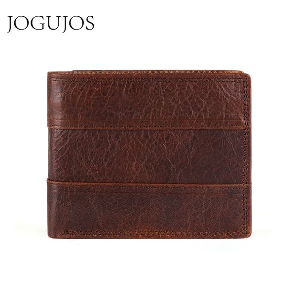 jogujos genuine leather men wallets vintage short wallet cowhide coin purse money holder purse business men's wallet, Red;black
jogujos genuine leather men wallets vintage short wallet cowhide coin purse money holder purse business men's wallet, Red;black