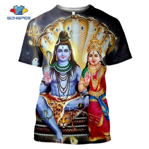 3d lord shiva print men clothing 3d print shirts humor graphic anime men clothing