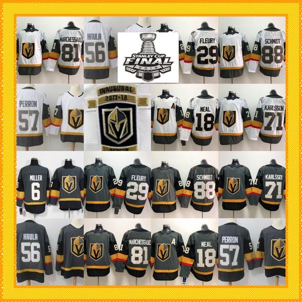 vegas golden knights 18 james neal 29 marc-andre fleury 71 william karlsson 88 schmidt haula perron jersey, Black;red
vegas golden knights 18 james neal 29 marc-andre fleury 71 william karlsson 88 schmidt haula perron jersey, Black;red