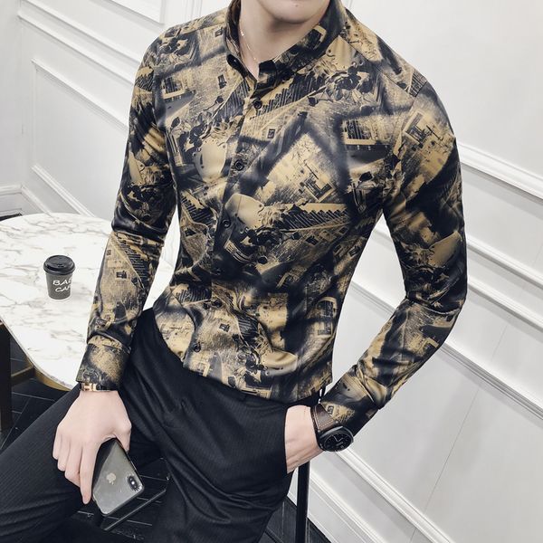 british style gentlemen shirt men slim fit casual mens shirts long sleeve business work shirt for men clothes 2020, White;black
british style gentlemen shirt men slim fit casual mens shirts long sleeve business work shirt for men clothes 2020, White;black