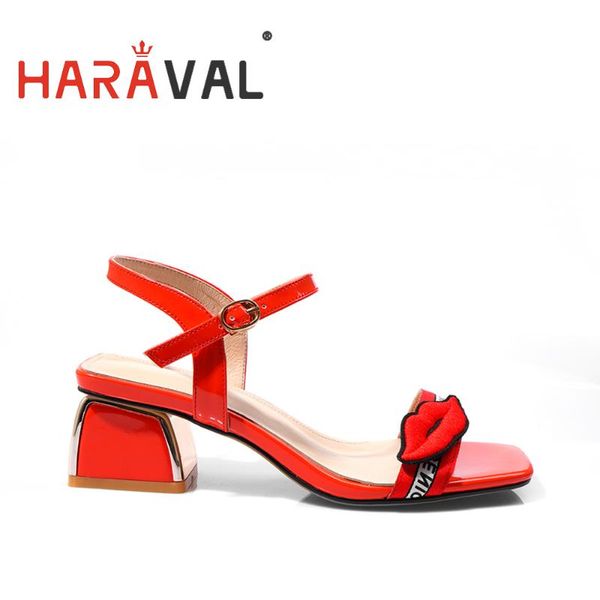 haraval summer sandals high heels fashion thick heel women sandals red black shoes low heel patent leather part 6cm b22
haraval summer sandals high heels fashion thick heel women sandals red black shoes low heel patent leather part 6cm b22