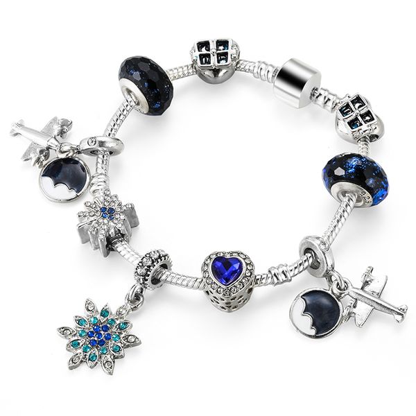 snowflake pendant charm bracelets silver color snowman beads fit brand bracelet for women jewelry dropshipping, Black
snowflake pendant charm bracelets silver color snowman beads fit brand bracelet for women jewelry dropshipping, Black
