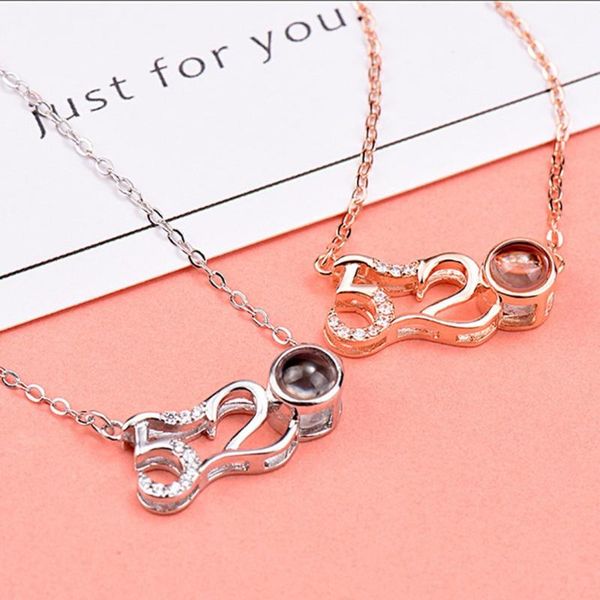 romantic 100 languages i love you projection 520 pendant necklace love memory wedding necklace for dropshipping chain 2020#2, Silver
romantic 100 languages i love you projection 520 pendant necklace love memory wedding necklace for dropshipping chain 2020#2, Silver