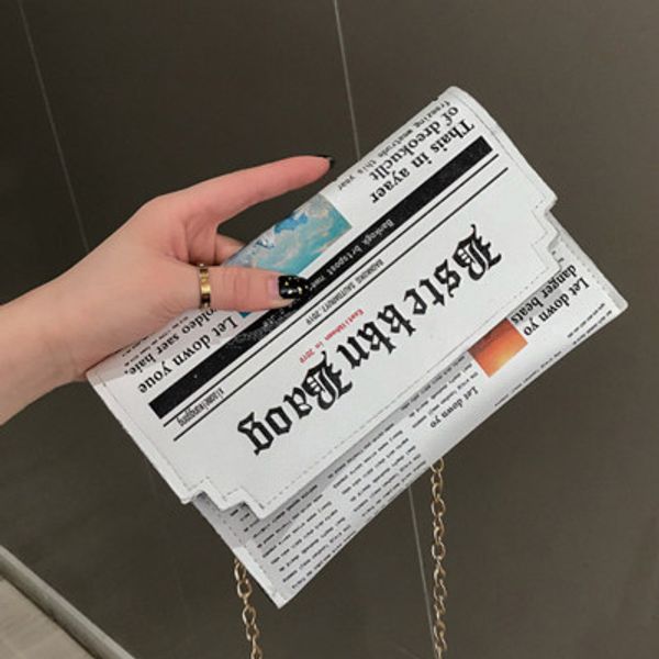 women joker messenger bag chain shoulder bag personality fashion small square newspaper news styling bags wholesale bolso mujer
women joker messenger bag chain shoulder bag personality fashion small square newspaper news styling bags wholesale bolso mujer