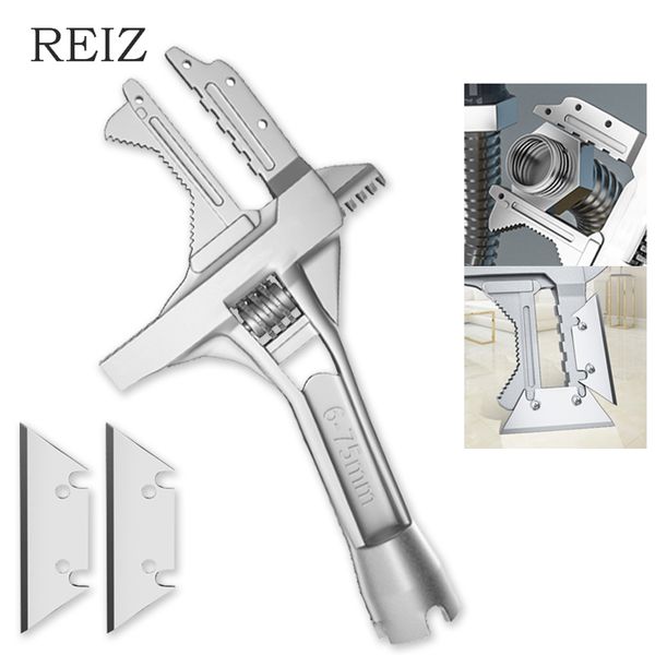 reiz adjustable wrench spanner ratchet pipe wrenches universal screw key nuts home plumbing multi-function repair hand tool
reiz adjustable wrench spanner ratchet pipe wrenches universal screw key nuts home plumbing multi-function repair hand tool
