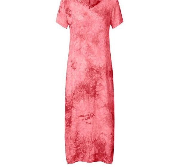women dress summer loose casual print v neck short sleeved cotton slit up long maxi dress fashion ladies vestidos003, Black;gray
women dress summer loose casual print v neck short sleeved cotton slit up long maxi dress fashion ladies vestidos003, Black;gray