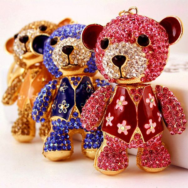 wholesale popular 2020 creative lovely diamond inlaid giant bear key chain bear animal car keyrings metal pendant small gift, Silver
wholesale popular 2020 creative lovely diamond inlaid giant bear key chain bear animal car keyrings metal pendant small gift, Silver