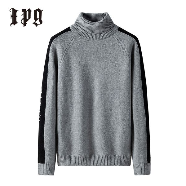 men's sweaters ipg fashion trend men sweater japanese-style harajuku turtleneck autumn winter pullover casual mens clothing, White;black
men's sweaters ipg fashion trend men sweater japanese-style harajuku turtleneck autumn winter pullover casual mens clothing, White;black