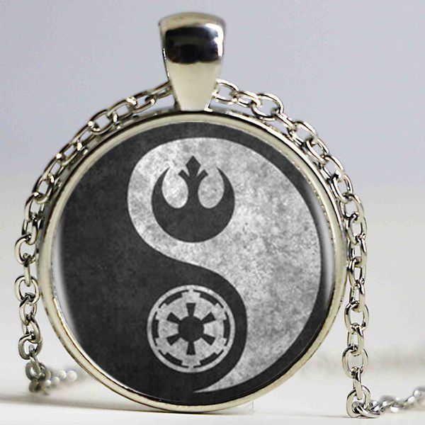 fashion yin yang logo pendant necklace sci-fi movies handmade vintage necklace jewelry gift for women girls dress accessories, Silver
fashion yin yang logo pendant necklace sci-fi movies handmade vintage necklace jewelry gift for women girls dress accessories, Silver