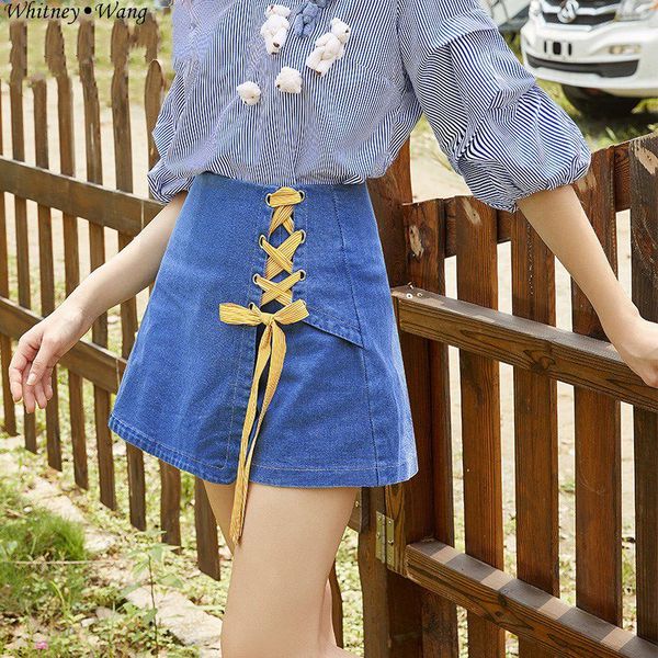 whitney wang 2020 summer fashion streetwear lace up shorts jeans women stylish denim pants, Blue
whitney wang 2020 summer fashion streetwear lace up shorts jeans women stylish denim pants, Blue