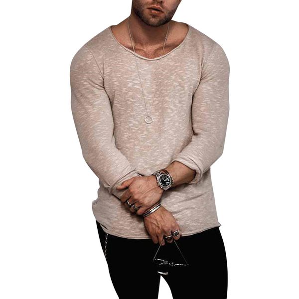 мода тонкий mens конструктора tshirts твердая повседневный цвет с длинным рукавом одежда весна осень осень мужчин футболки, White;black
мода тонкий mens конструктора tshirts твердая повседневный цвет с длинным рукавом одежда весна осень осень мужчин футболки, White;black
