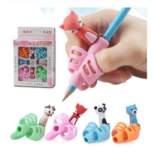 8pcs/box two-finger silicone pencil holder grip baby learning writing correction tool child stationery corrector school supply
8pcs/box two-finger silicone pencil holder grip baby learning writing correction tool child stationery corrector school supply