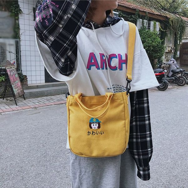 b 2020 women japanese harajuku soft girl cute embroidered canvas cross body cartoon small meatball tote bag student small bag
b 2020 women japanese harajuku soft girl cute embroidered canvas cross body cartoon small meatball tote bag student small bag