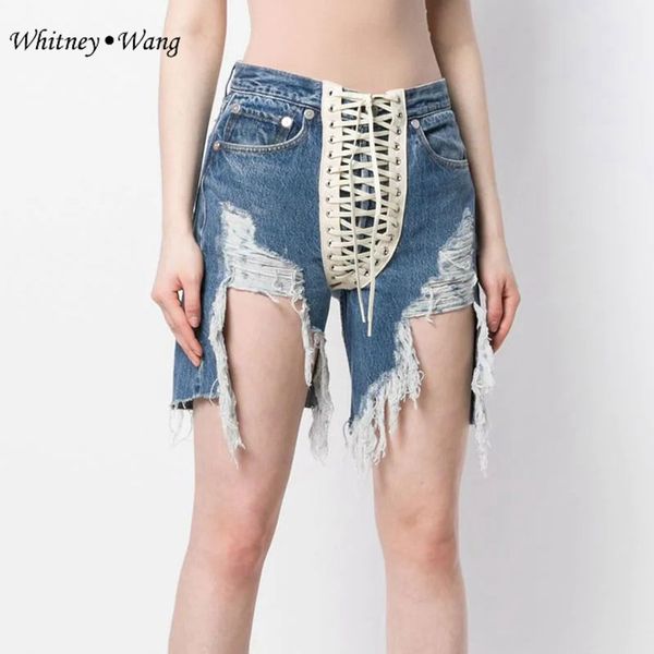 whitney wang 2020 summer fashion streetwear designer style lace up ripped denim shorts women jeans pants, Blue
whitney wang 2020 summer fashion streetwear designer style lace up ripped denim shorts women jeans pants, Blue