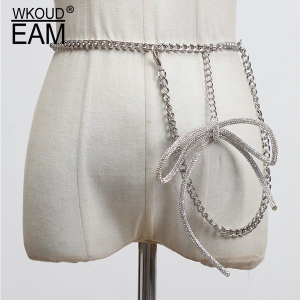 wkoud eam 2020 new bandage metal waist chain women all-match simple flash drilling popular fine corset belt female tide pf718, Black;brown
wkoud eam 2020 new bandage metal waist chain women all-match simple flash drilling popular fine corset belt female tide pf718, Black;brown