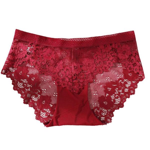 women's breathable briefs underwear ladies panties lace high stretch ice silk underwear 20n5, White;black
women's breathable briefs underwear ladies panties lace high stretch ice silk underwear 20n5, White;black