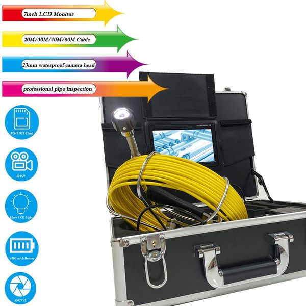 cameras pipe inspection endoscope 7 inch monitor drain sewer cleaner industrial snake camera with dvr 23mm head
cameras pipe inspection endoscope 7 inch monitor drain sewer cleaner industrial snake camera with dvr 23mm head