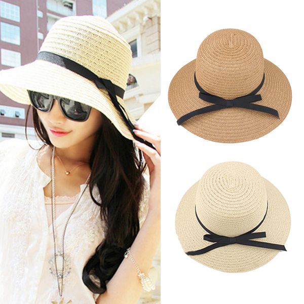sun hat beach cap bow-tie floppy brim bohemia cap for ladies or girls, Blue;gray
sun hat beach cap bow-tie floppy brim bohemia cap for ladies or girls, Blue;gray