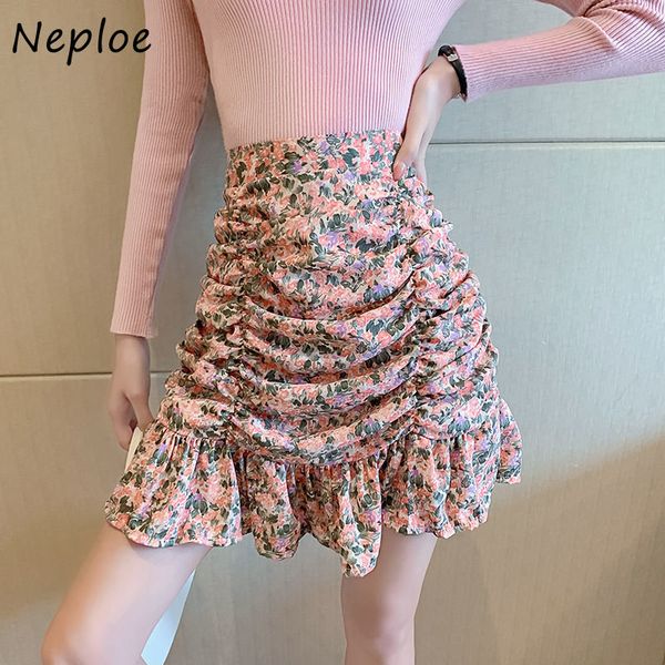 neploe flower print ruffles chiffon a-line skirt women autumn new 2020 high waist femme jupe sweet fresh draped bodycon skirt, Black
neploe flower print ruffles chiffon a-line skirt women autumn new 2020 high waist femme jupe sweet fresh draped bodycon skirt, Black