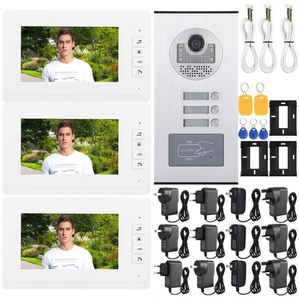 doorbells video intercom 7 inch hd ir doorbell one camera with three monitor peephole
doorbells video intercom 7 inch hd ir doorbell one camera with three monitor peephole
