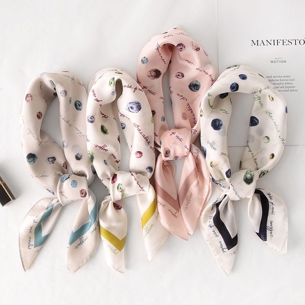 2020 new arrival small silk scarf square for women white pink soft bandana handkerchief hair scarves winter foulard, Blue;gray
2020 new arrival small silk scarf square for women white pink soft bandana handkerchief hair scarves winter foulard, Blue;gray