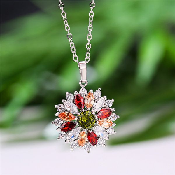 pendant necklaces charm female crystal stone necklace rose gold silver color pendants luxury rainbow flower chain for women
pendant necklaces charm female crystal stone necklace rose gold silver color pendants luxury rainbow flower chain for women