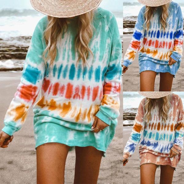 womens lightweight autumn and winter casual long sleeve shirt dress loose comfort round neck dyeing gradient printing dresses, Black;gray
womens lightweight autumn and winter casual long sleeve shirt dress loose comfort round neck dyeing gradient printing dresses, Black;gray