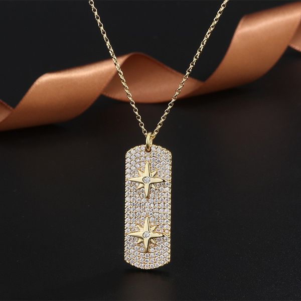 simple fashion chain square pendant two side star necklace for women luxury ladies jewelry necklaces gifts zk30, Silver
simple fashion chain square pendant two side star necklace for women luxury ladies jewelry necklaces gifts zk30, Silver