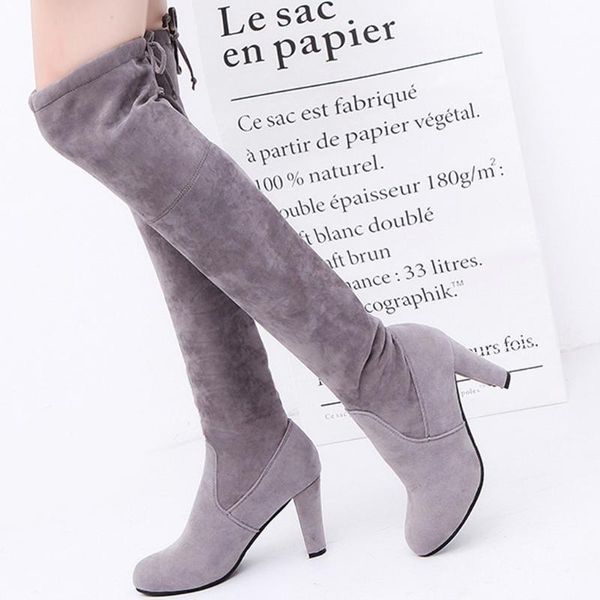 size 35-41 winter over the knee boots women stretch fabric thigh high woman shoes long bota feminina zapatos de mujer, Black
size 35-41 winter over the knee boots women stretch fabric thigh high woman shoes long bota feminina zapatos de mujer, Black