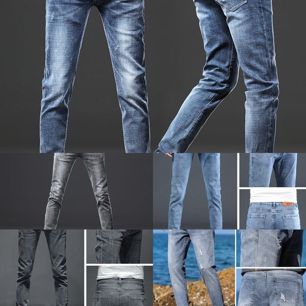 jeans men's skinny slim korean style trousers and trousersstretch casual light color pants men's 2020 four seasons zo5tz, Blue
jeans men's skinny slim korean style trousers and trousersstretch casual light color pants men's 2020 four seasons zo5tz, Blue
