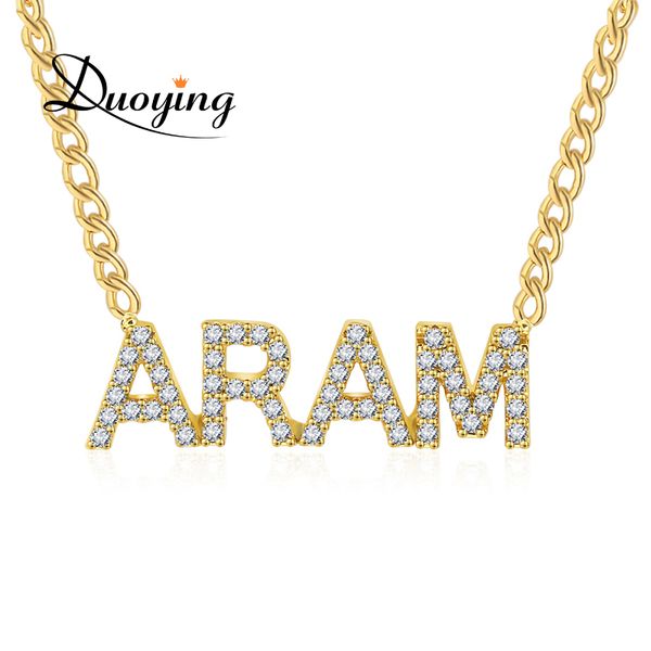duoying rope cz pendant necklace nameplate chain for women stone chain zirconia necklaces women personalized name necklace j190711, Silver
duoying rope cz pendant necklace nameplate chain for women stone chain zirconia necklaces women personalized name necklace j190711, Silver