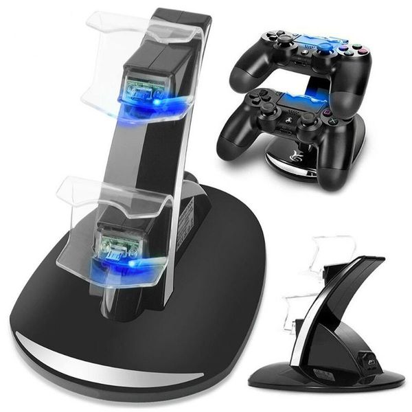 controller charger dock led dual usb charging stand station cradle for 4 / pro / slim controller
controller charger dock led dual usb charging stand station cradle for 4 / pro / slim controller