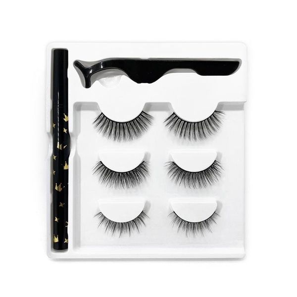 3 pairs non magnet eyelash liquid eyeliner& false eyelashes & tweezer set waterproof long lasting eyelash extension
3 pairs non magnet eyelash liquid eyeliner& false eyelashes & tweezer set waterproof long lasting eyelash extension